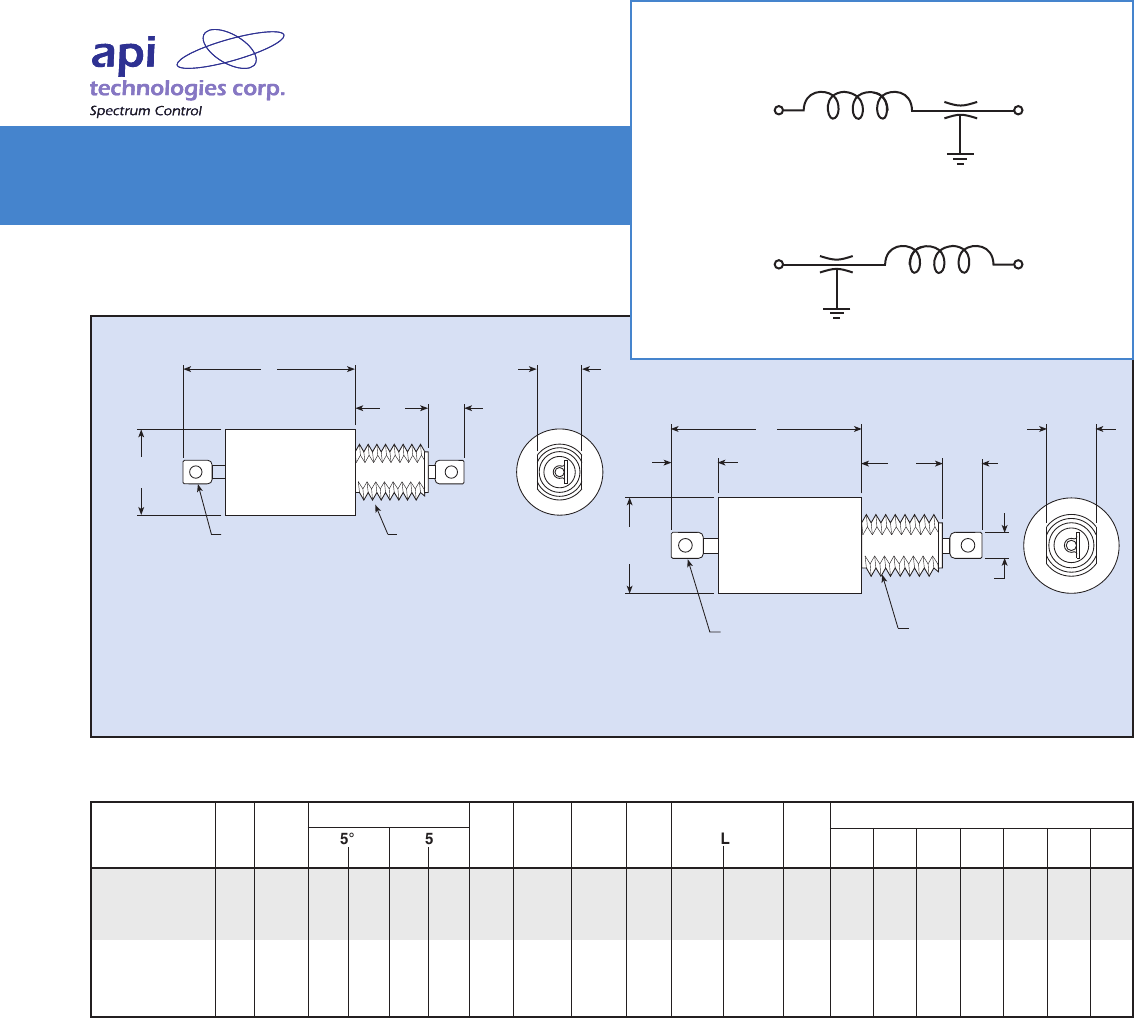 Low Pass EMI Filters Catalog Datasheet by API Technologies Corp