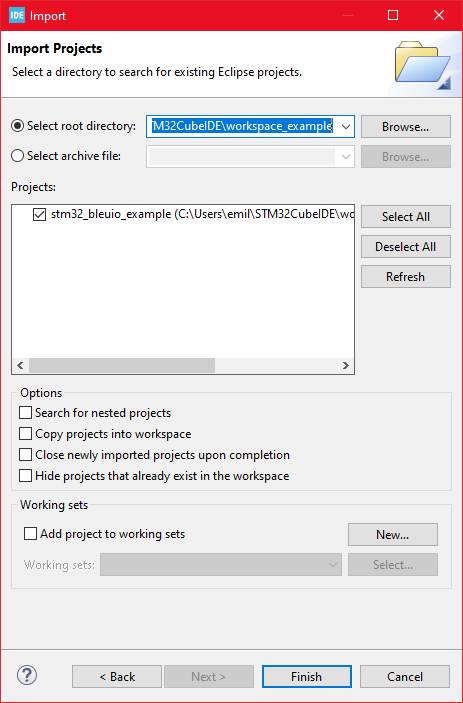 stm32 ble project